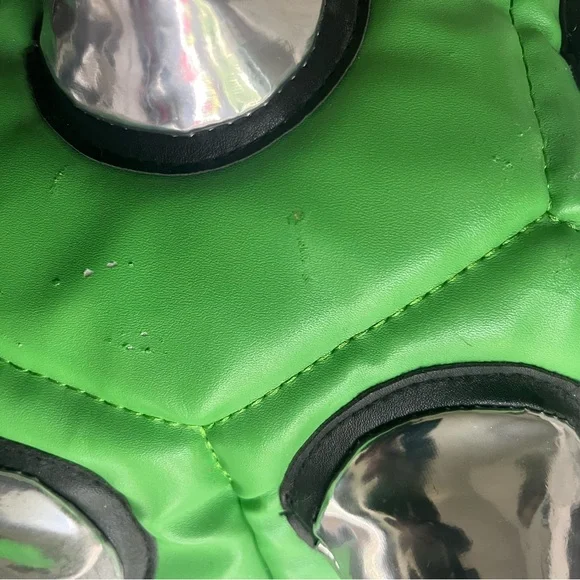 USED Green Silver 3D Spiked Bowser Backpack : PLEASE READ DESCRIPTION - Picture 5 of 9